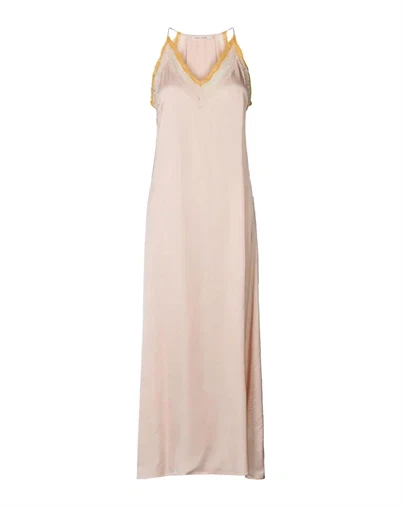 Rabens Saloner - Chefira Contrast Lace Camisole Kjole - Light Rose 